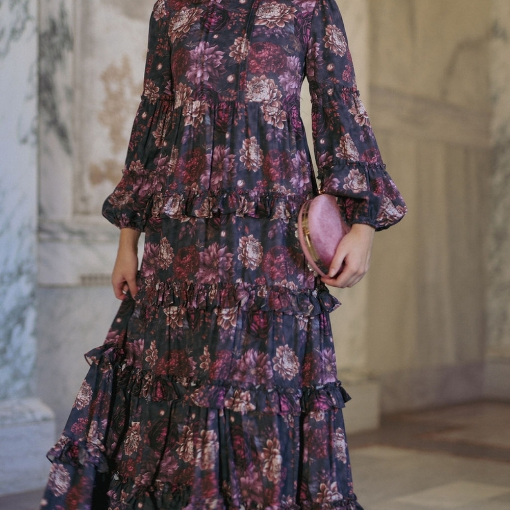 Floral Long Sleeve Dress